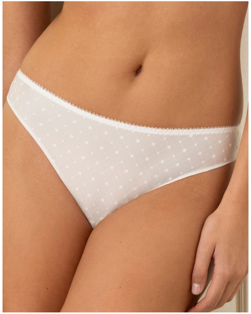 Slip séduction Antigel Résille Bohème (Ecru Nacre)