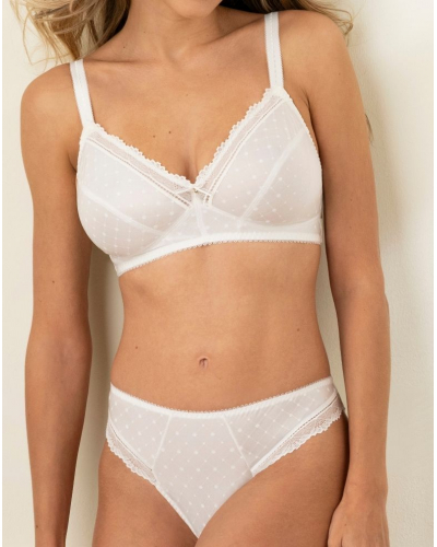 Wellness soft bra Antigel Résille Bohème (Ecru Nacre)