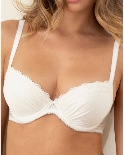 Padded bra Antigel Résille Bohème (Ecru Nacre)