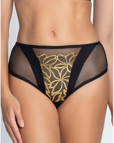 High waist brief Lise Charmel Eclats d'Or (Noir Or)