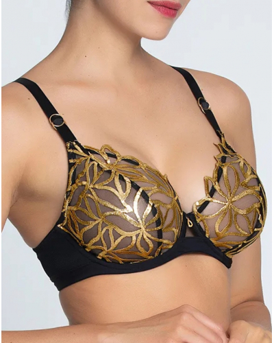 Triangle bra Lise Charmel Eclats d'Or (Noir Or)