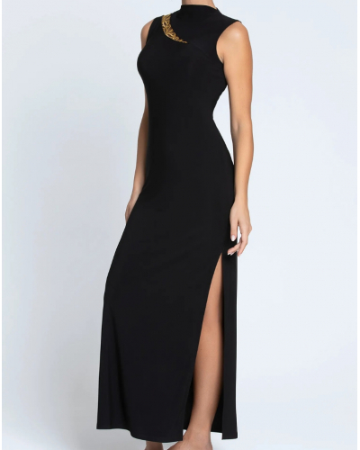 Long dress Lise Charmel Eclats d'Or (Noir Or)