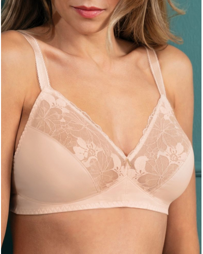 Soutien-gorge sans armature bien-être Antigel Fleur du Jour (Magnolia)