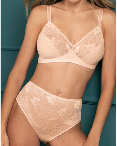 Wellness non-wired bra Antigel Fleur du Jour (Magnolia)