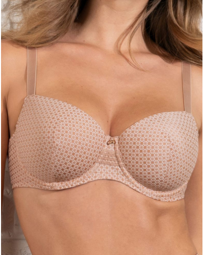 Sujetador preformado bandeau Antigel Daily Paillette (Nude Paillette)