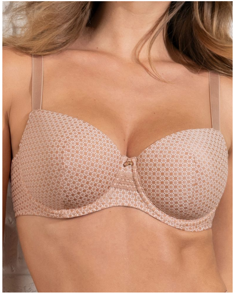 Soutien-gorge bandeau coque Antigel Daily Paillette (Nude Paillette)