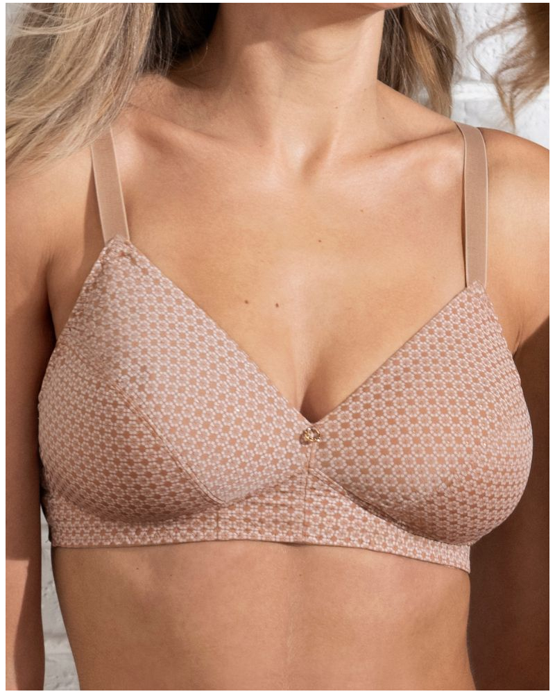 Sujetador sin aros bienestar Antigel Daily Paillette (Nude Paillette)