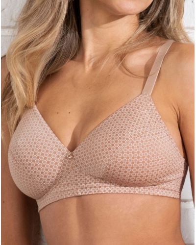 Sujetador sin aros bienestar Antigel Daily Paillette (Nude Paillette)