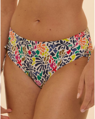 High waist bath knickers Simone Pérèle Bohème (Imprimé Tropico Blanc)