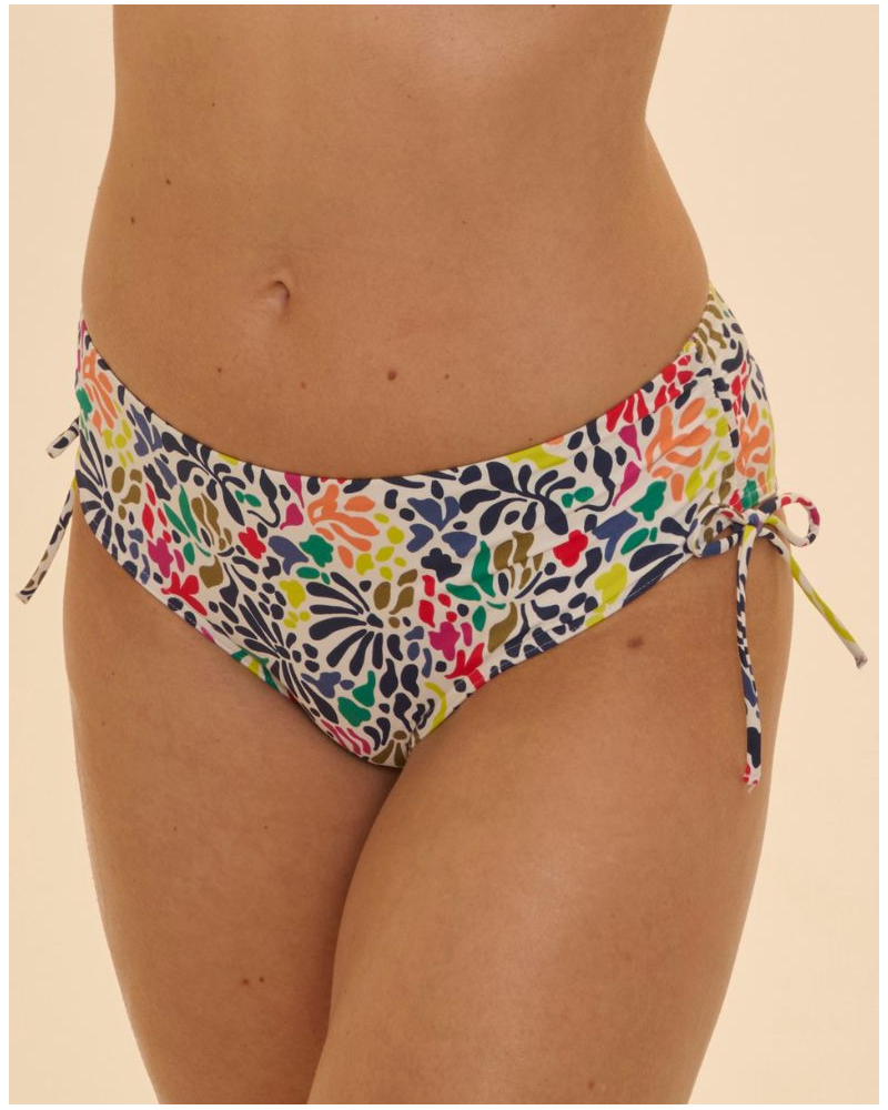 High waist bath knickers Simone Pérèle Bohème (Imprimé Tropico Blanc)