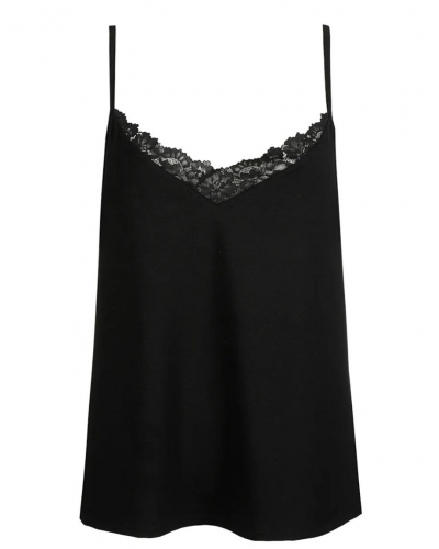 Camiseta de interior de tirantes finos Marie Jo Soft Studio (Negro)