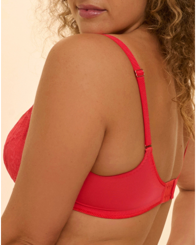 Underwired scarf bra Simone Pérèle Radieuse (Flamingo)