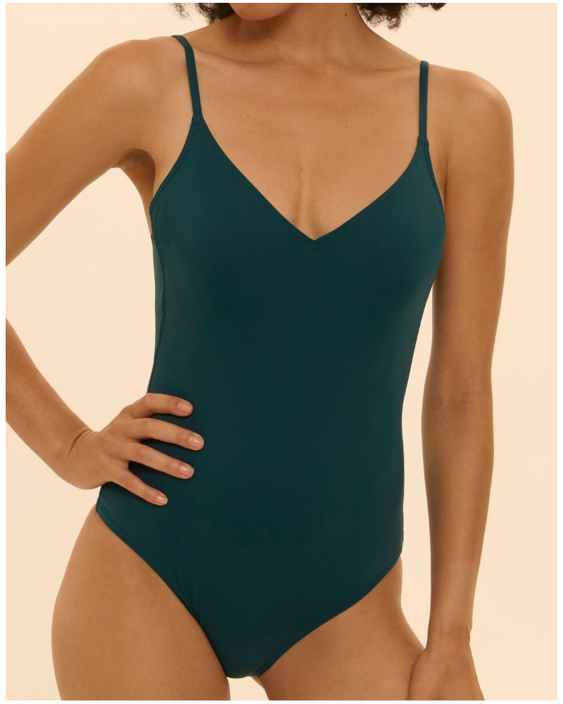 Maillot de bain une pièce coque Simone Pérèle Paloma (Emeraude)