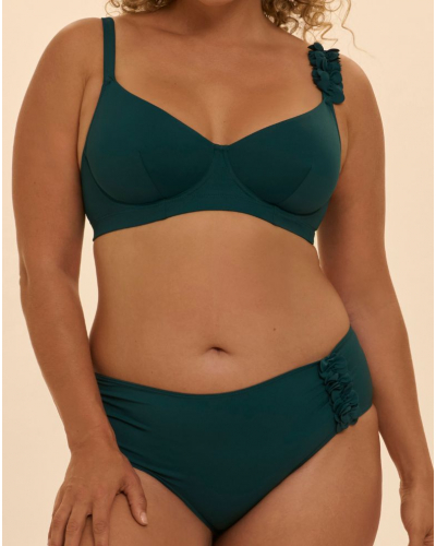 Interlocking underwired bath bra Simone Pérèle Paloma (Emeraude)