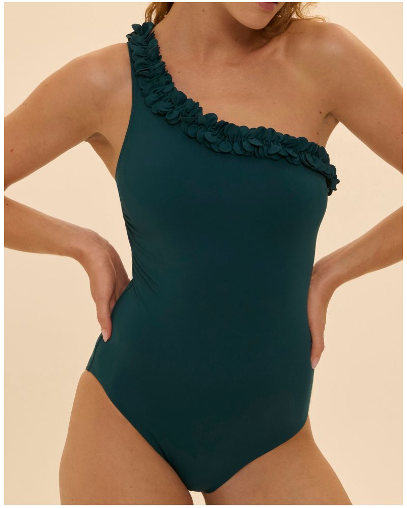 Maillot de bain une pièce sans armature Simone Pérèle Paloma (Emeraude)