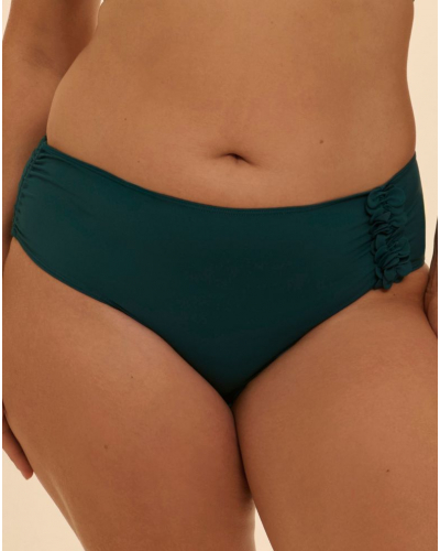 Culotte de bain taille haute Simone Pérèle Paloma (Emeraude)