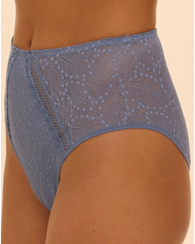 Culotte taille haute Simone Pérèle Comète (Bleu Chambray)