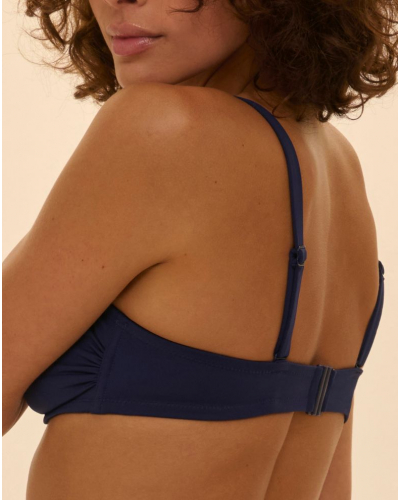 Soutien-gorge de bain bandeau armatures Simone Pérèle Magnetic (Marine)