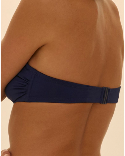 Sujetador de baño bandeau con aros Simone Pérèle Magnetic (Marine)