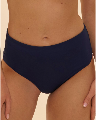 Culotte de bain taille haute Simone Pérèle Magnetic (Marine)