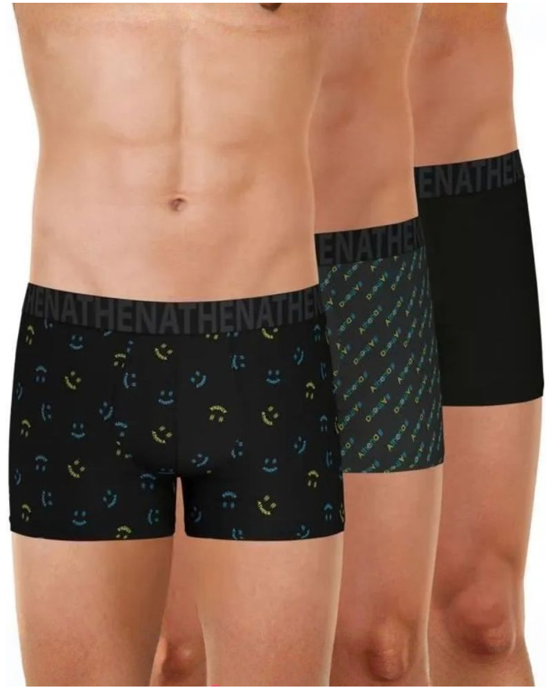 Paquete de 3 bóxers algodón Easy Fun Athena (Multicolore)
