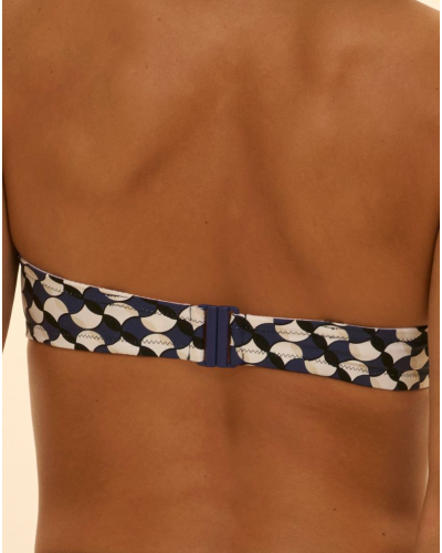 Sujetador de baño bandeau con aros Simone Pérèle Magnetic (Imprimé Salling)