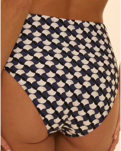 Braga de baño cintura alta Simone Pérèle Magnetic (Imprimé Salling)