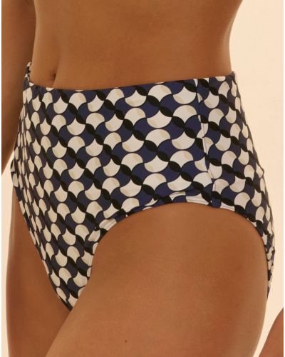 Culotte de bain taille haute Simone Pérèle Magnetic (Imprimé Salling)