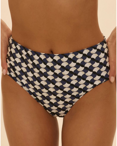 Culotte de bain taille haute Simone Pérèle Magnetic (Imprimé Salling)