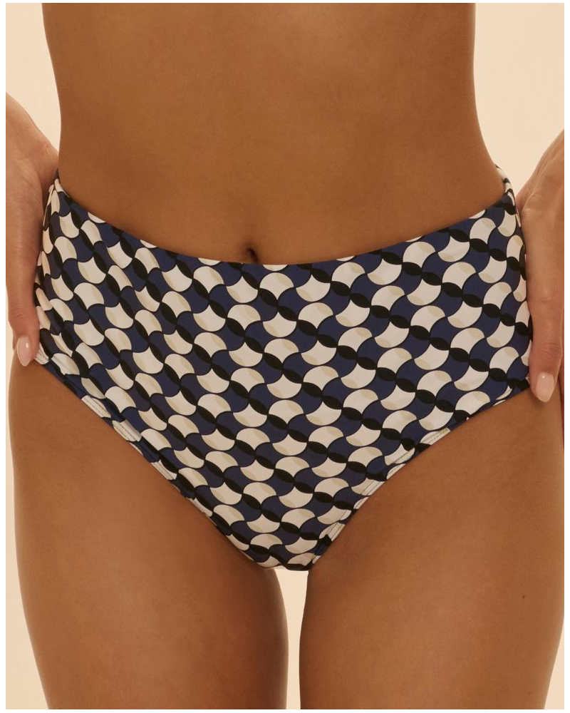 Culotte de bain taille haute Simone Pérèle Magnetic (Imprimé Salling)