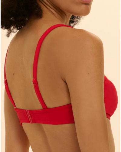 Soutien-gorge de bain bandeau armatures Simone Pérèle Magnetic (Ecarlate)