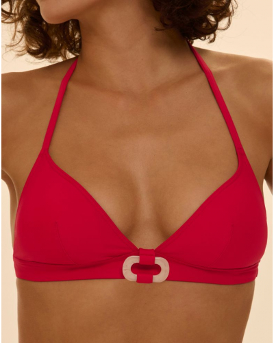 Wireless triangle swim bra Simone Pérèle Magnetic (Ecarlate)