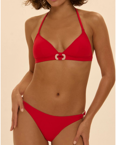 Wireless triangle swim bra Simone Pérèle Magnetic (Ecarlate)