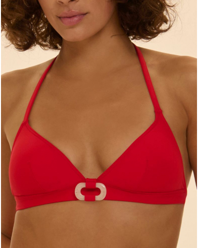 Wireless triangle swim bra Simone Pérèle Magnetic (Ecarlate)