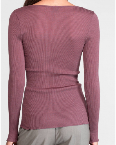 Maillot de corps col V laine et soie Oscalito 3486 (Agata)