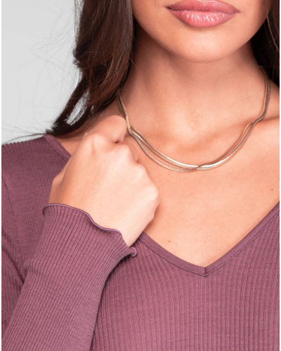 V-neck undershirt wool and silk Oscalito 3486 (Agata)