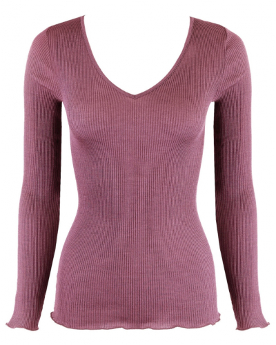 Camiseta manga largas lana y seda Oscalito 3486 (Agata)