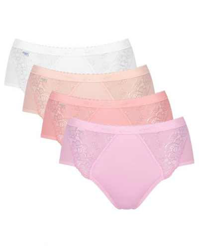 Slips Chic midi Sloggi (Lot de 4) (Pink Light Combination)