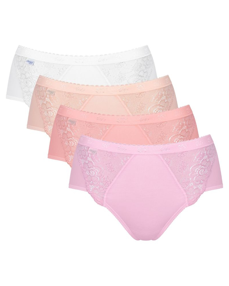 Slips Chic midi Sloggi (Lot de 4) (Pink Light Combination)