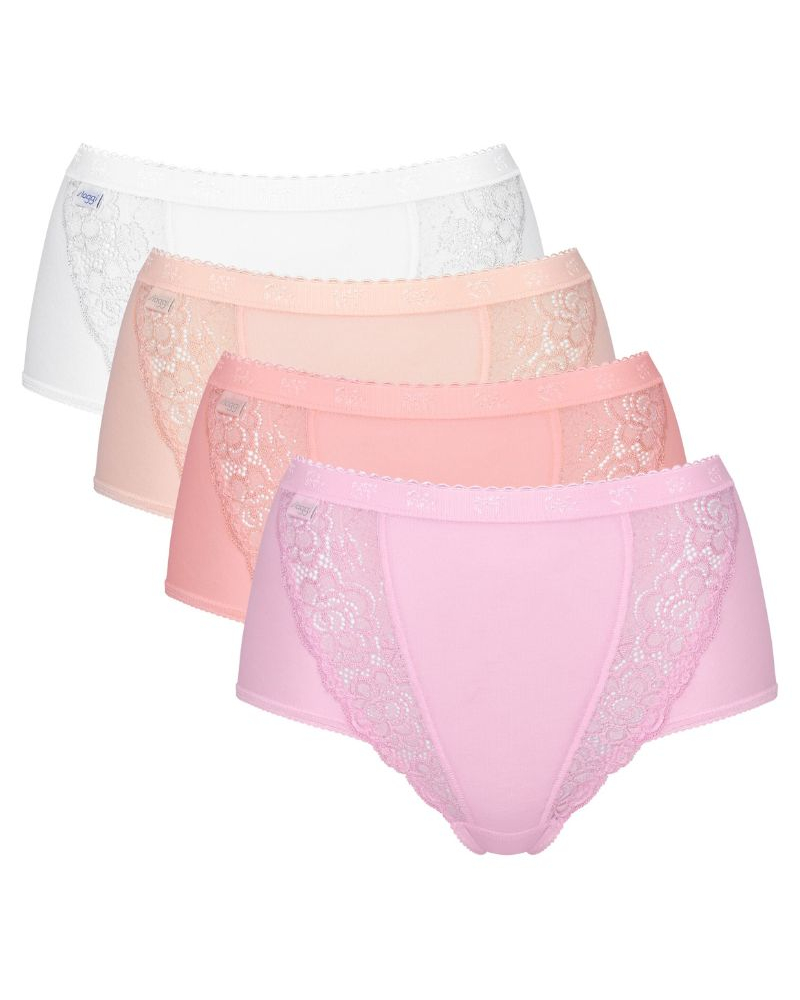 Knickers Chic Maxi Sloggi (Pack of 4) (Pink Light Combination)
