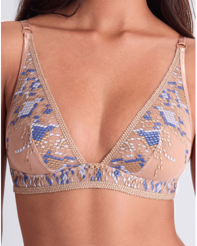 Sujetador triangular bralette Aubade Poetic Delights (Skyway)