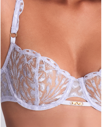 Underwired Demi bra Aubade Crazy In Love (Wisteria)