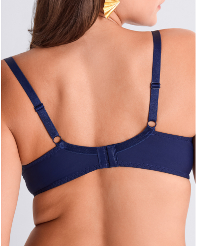Underwired Demi bra Aubade Secret Memories (Deep Blue)
