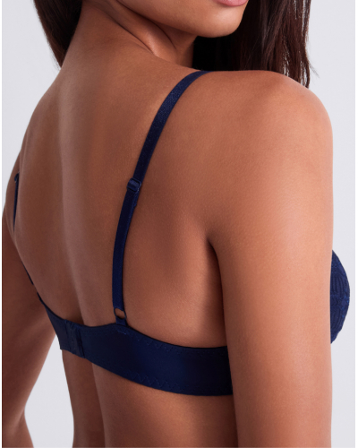 Sujetador plunge preformado Aubade Secret Memories (Deep Blue)