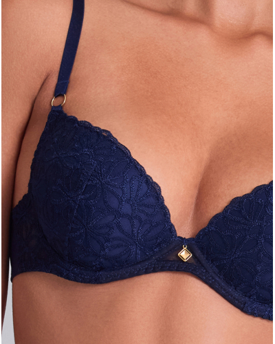 Sujetador plunge preformado Aubade Secret Memories (Deep Blue)