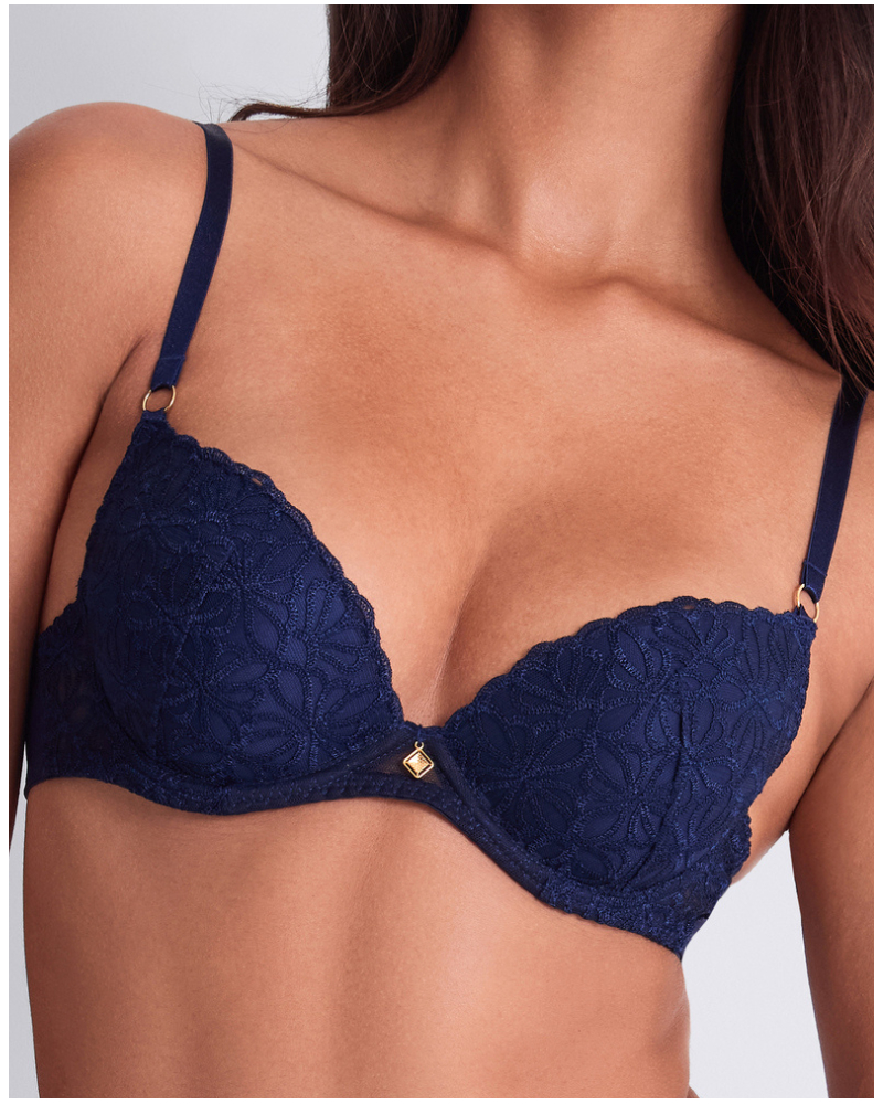 Sujetador plunge preformado Aubade Secret Memories (Deep Blue)