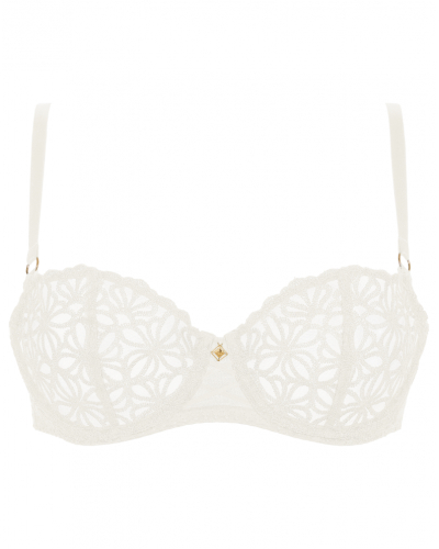 Underwired Demi bra Aubade Secret Memories (Ivoire)