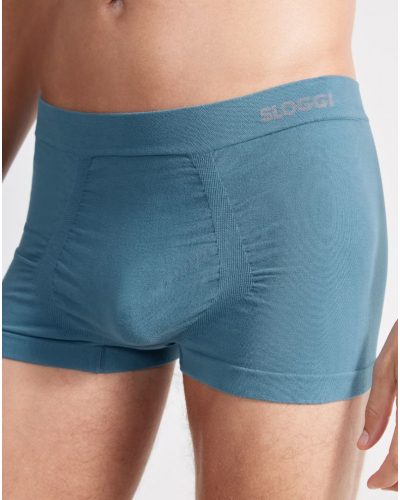 Boxers Sloggi Men Go Smooth (Set of 2) (Marine/Gris)