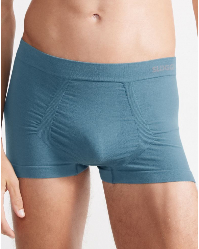 Boxers Sloggi Men Go Smooth (Set of 2) (Marine/Gris)