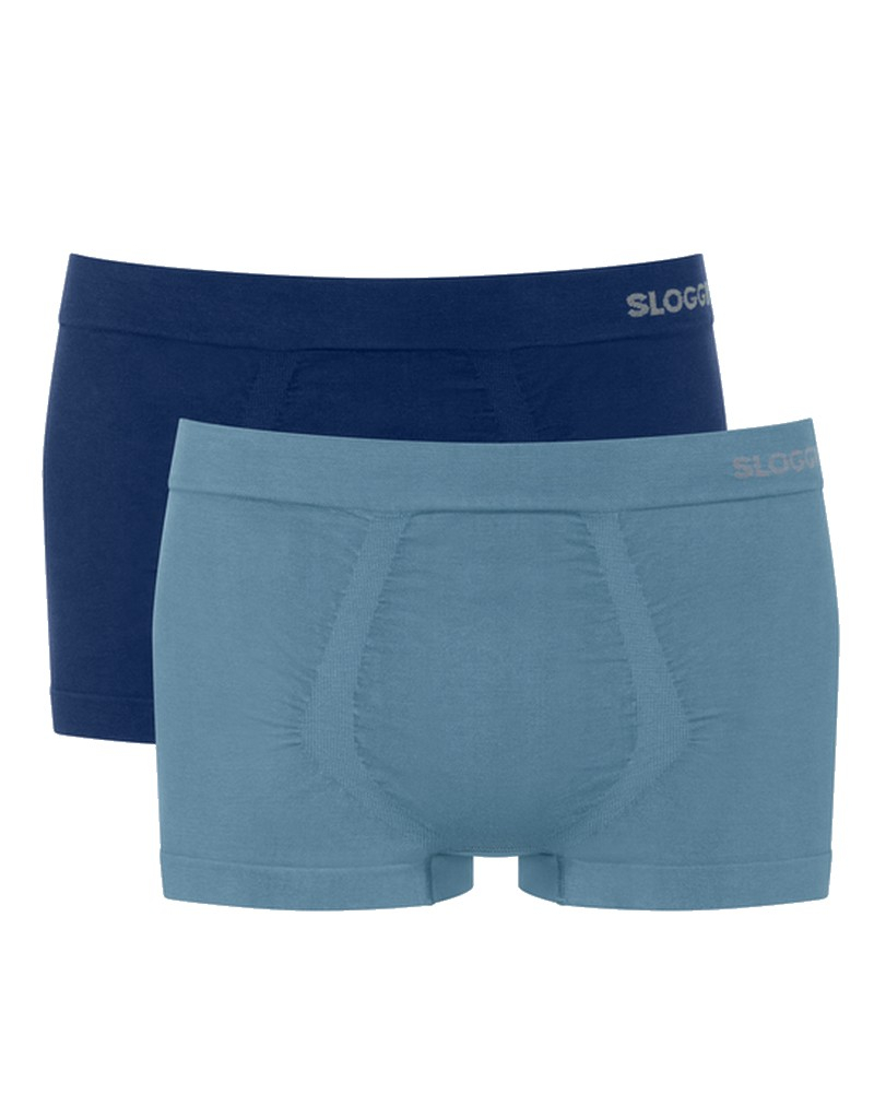 Boxer Sloggi Men Go Smooth (Juego de 2) (Marine/Gris)